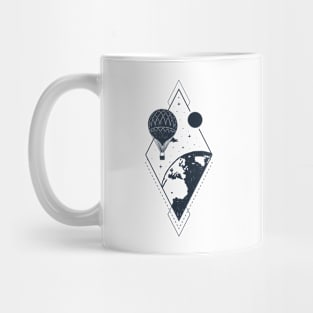 Sky. Earth. Air Balloon Mug